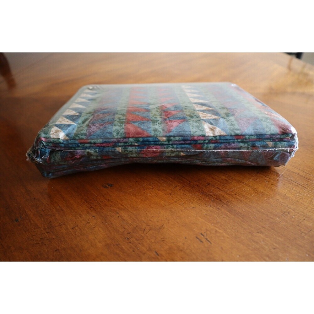 VTG Dream Weave Twin Sheet Set Cotton-Poly Quilt Looking Pattern Made In USA - Picture 6 of 11